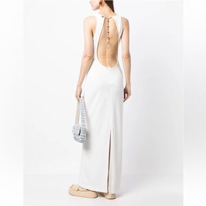STAUD Shannon Chain-detail Maxi Dress